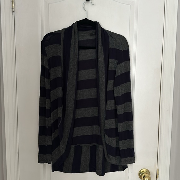FOREVER 21 STRIPED CARDIGAN - Picture 2 of 3